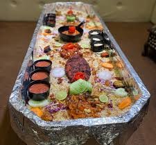 Isha Spl Big Family platter mandi ( 2pc Fry Piece, 2pc juicy Chicken 2pc , Smoky  juicy chicken, shrimp , fish fry, chicken 65 )